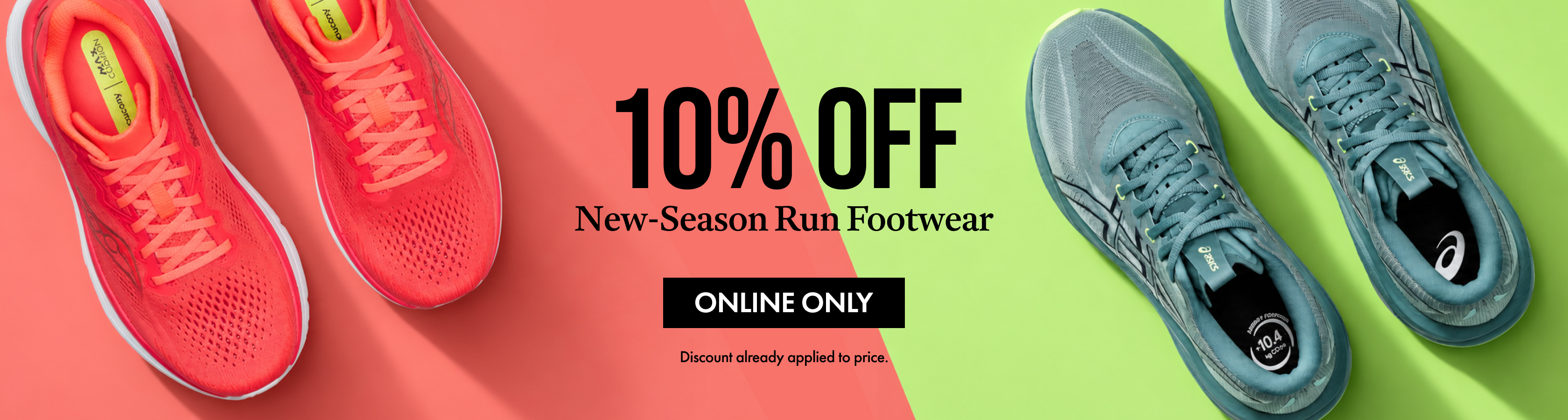 Shop 10% off shoe offer on Runner Need
